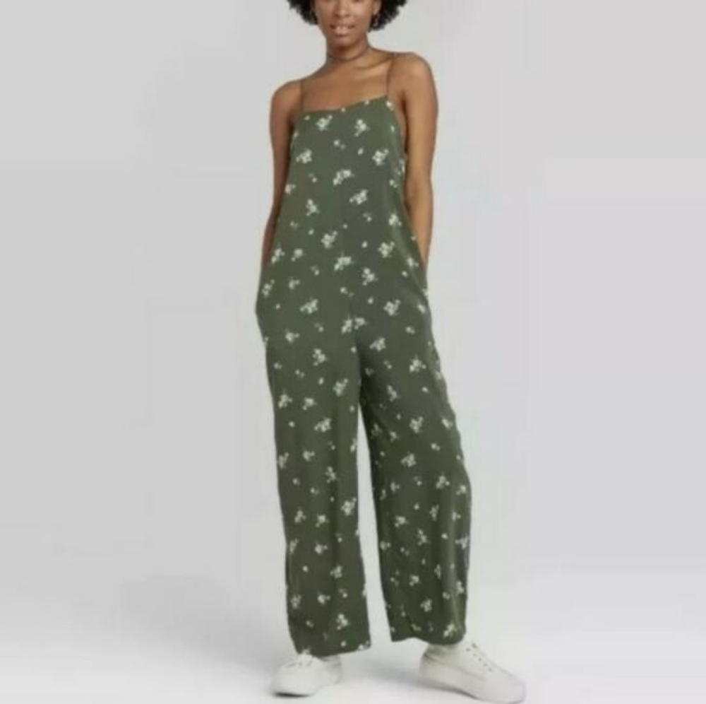Women's Jumpsuit Floral Print Sleeveless